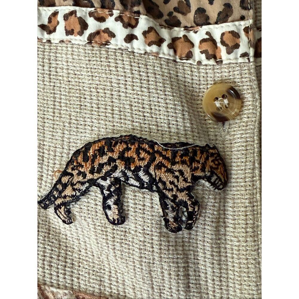 Studio Collection Animal Print Patchwork Vest – B… - image 5